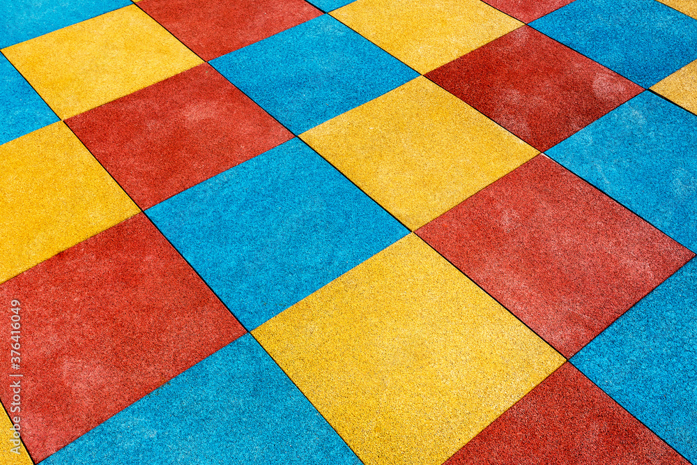Abstract background. Modular rubber, coating for sports and children's playgrounds. Use as a background for any of your art projects Abstract background. Modular rubber, coating for sports and children's playgrounds. Use as a background for any of your art projects