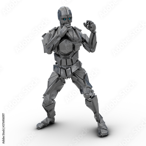 Humanoid in Kampfpose