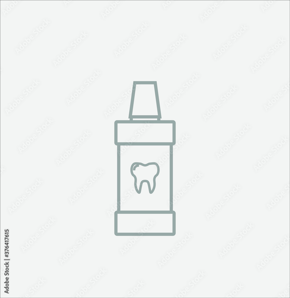 dental rinse icon. illustration for web and mobile design. dental rinse icon. illustration for web and mobile design.