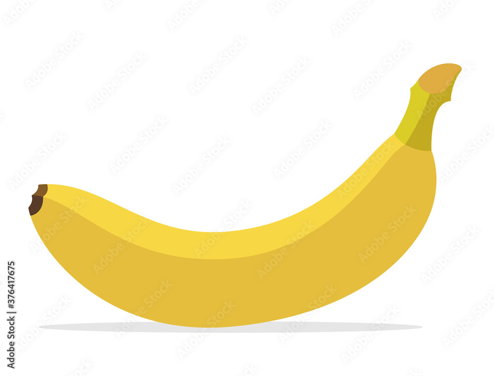 A charming yellow banana