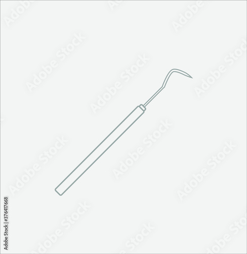 dentist tool icon. illustration for web and mobile design.