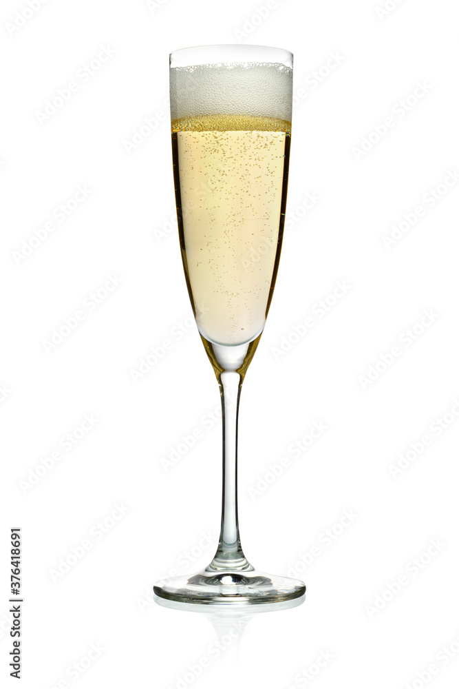 champagne glass isolated on white champagne glass isolated on white