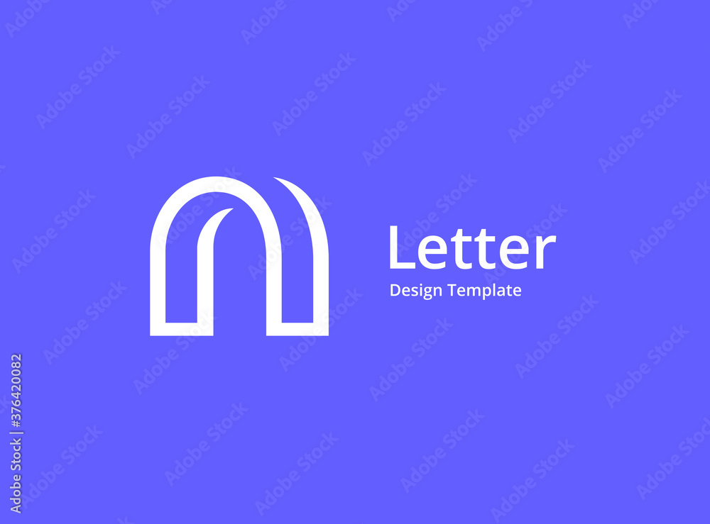 Letter N logo icon design template elements Letter N logo icon design template elements