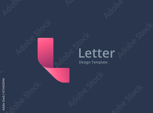 Letter L logo icon design template elements