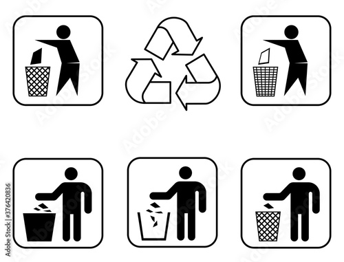 throwing garbage in its place will keep the environment healthy