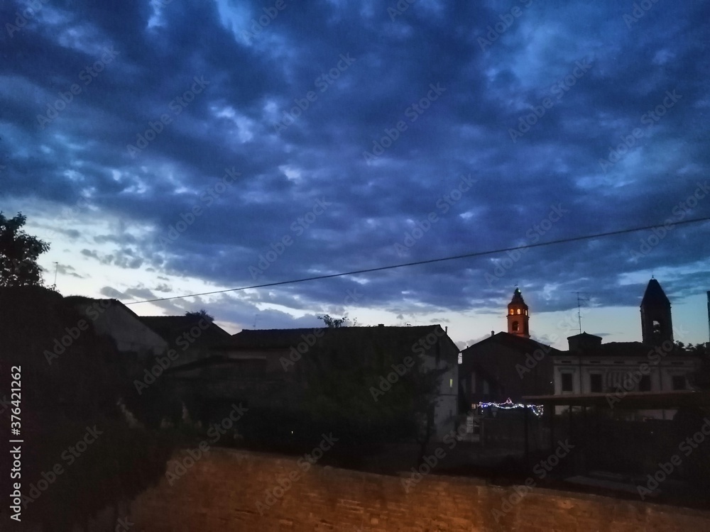 Obraz premium Cloudy Dark Sky