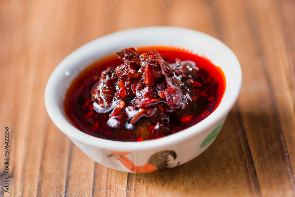 chinese sichuan red chili oil
