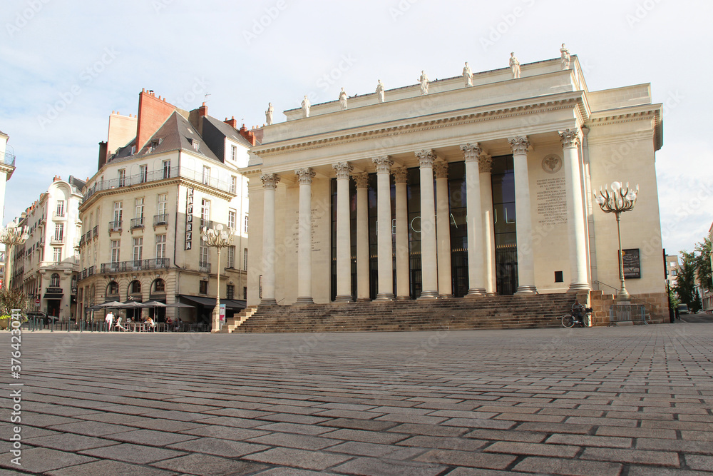 Obraz premium graslin theater in nantes (france)