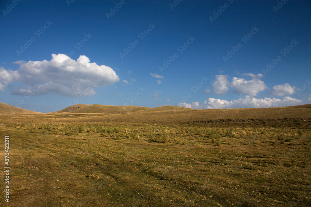 scenic view of Campo Imperatore in summer scenic view of Campo Imperatore in summer