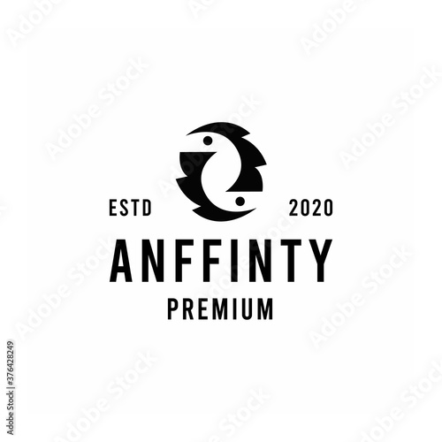 affinity premium Vector Logo illustration connection design