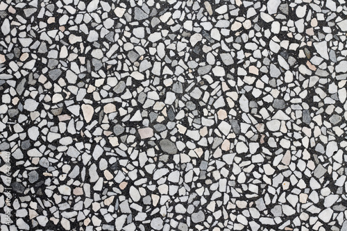 Smooth pebbles stones in cement texture