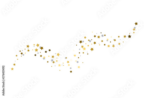 Stream from gold and silver stars