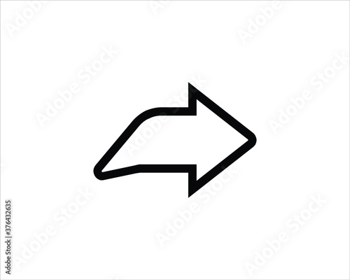 arrow icon vector illustration