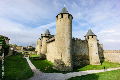castillo de Carcassone, Francia
