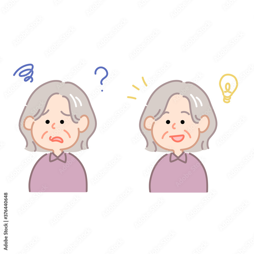 おばあさん 表情 おばあさん 表情