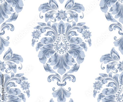 Foto Damask seamless pattern element