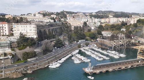 View of La Spezia harbour from Costa Smeralda