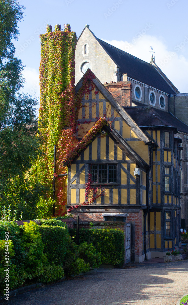 Tudor building in Shrewsbury
