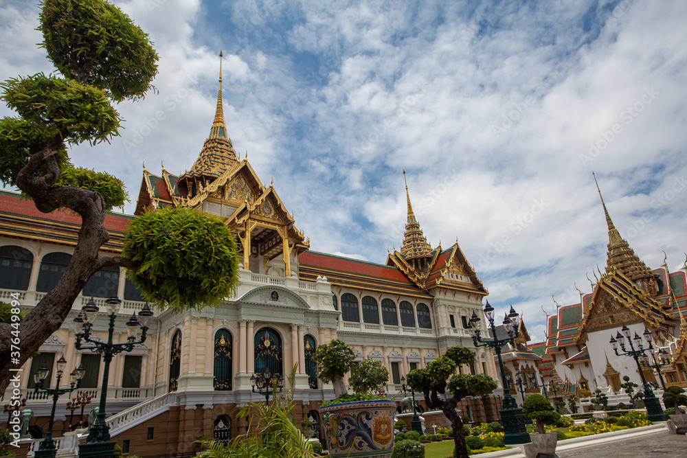 Royal grand palace in Bangkok thailand of Asia Tourist destination