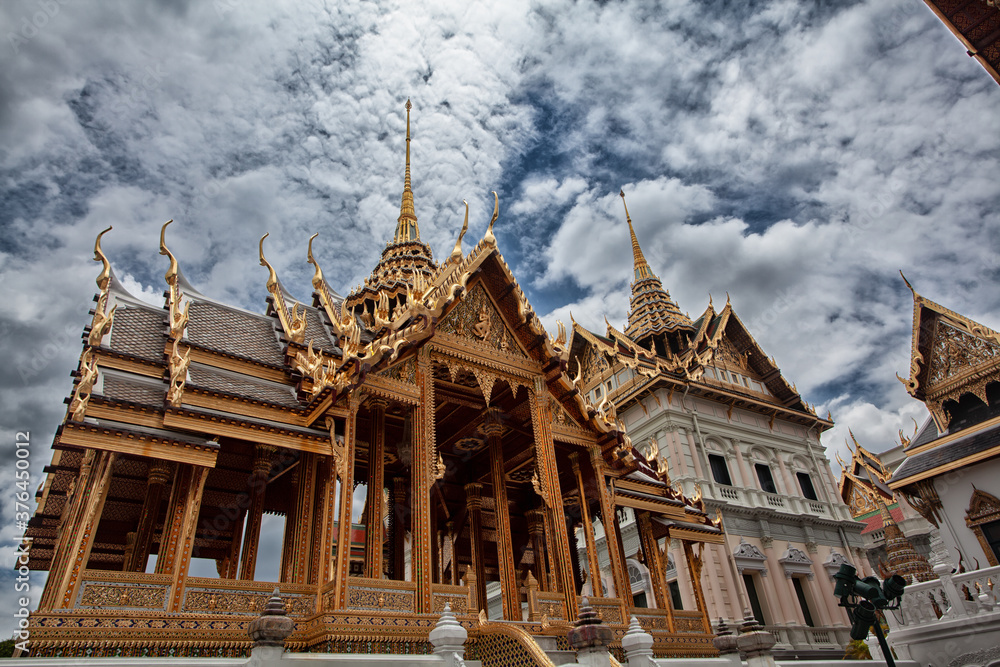 Royal grand palace in Bangkok thailand of Asia Tourist destination
