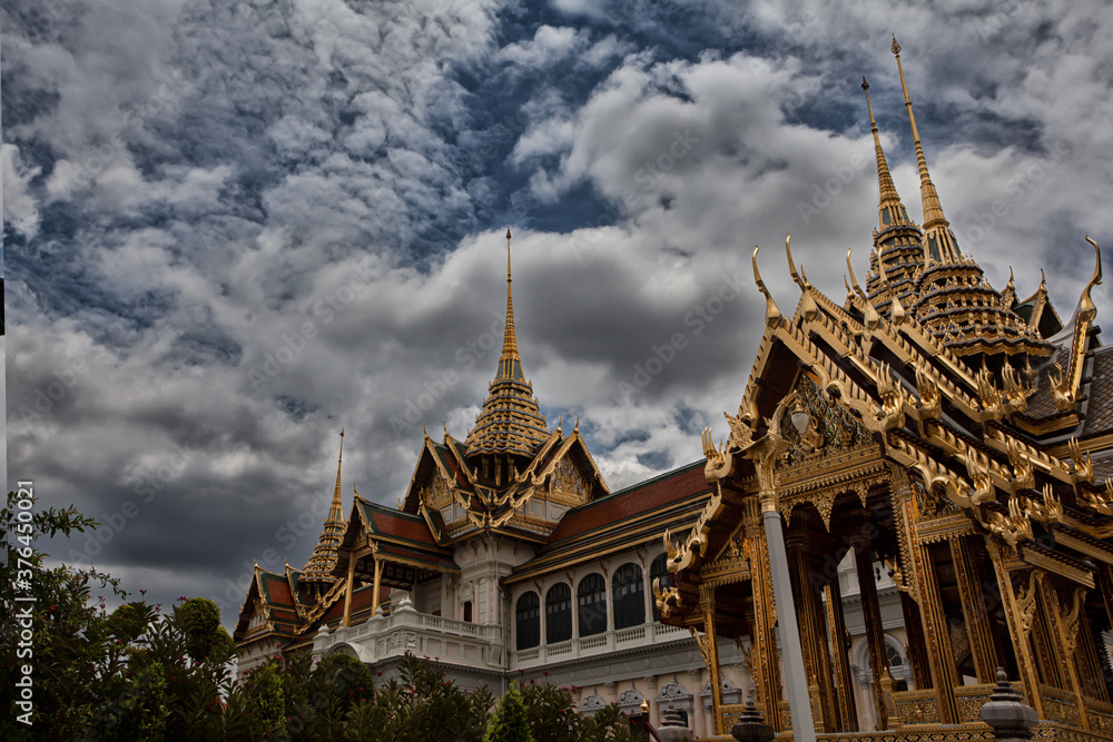 Naklejka premium Royal grand palace in Bangkok thailand of Asia Tourist destination