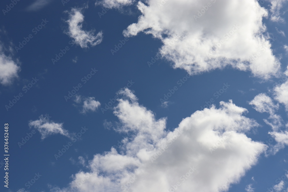 とても綺麗な青空と雲 とても綺麗な青空と雲