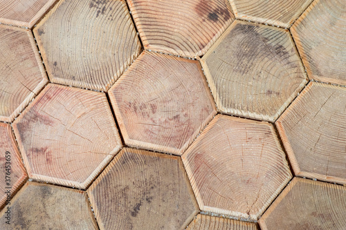 Beige background of wooden ...