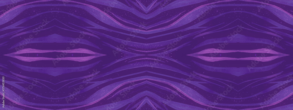 Ethnic Fabric Design. Watercolor Exotic Wave Ethnic Fabric Design. Watercolor Exotic Wave