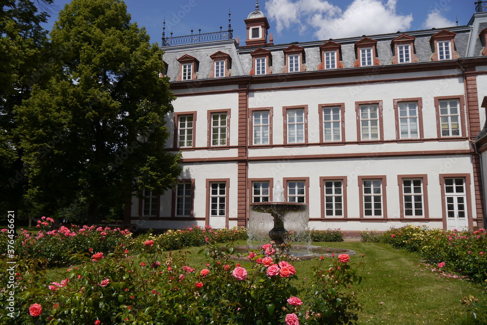 Schloss Philippsruhe in Hanau mit Schlossgarten
