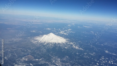 Aerial view of Mt. Hood