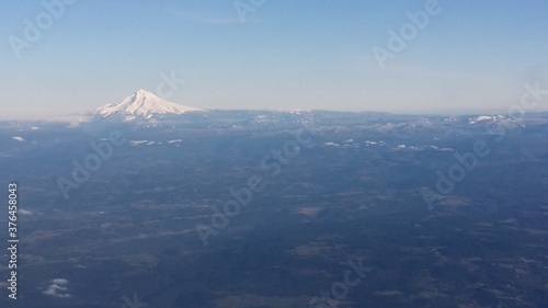 Aerial view of Mt. Hood