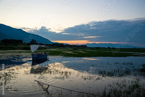 Sunrise over the Lake Kerkini, Macedonia