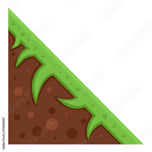 Video game platform icon. Flat illustration of video game platform vector icon for web design