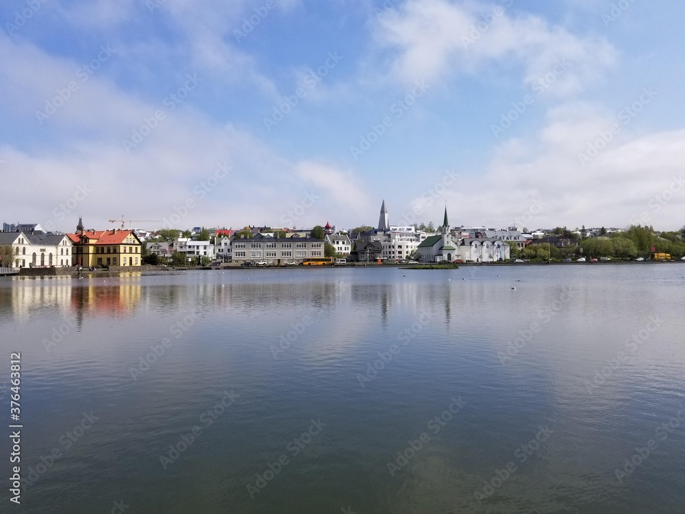 view of Reykjavik, Iclenad