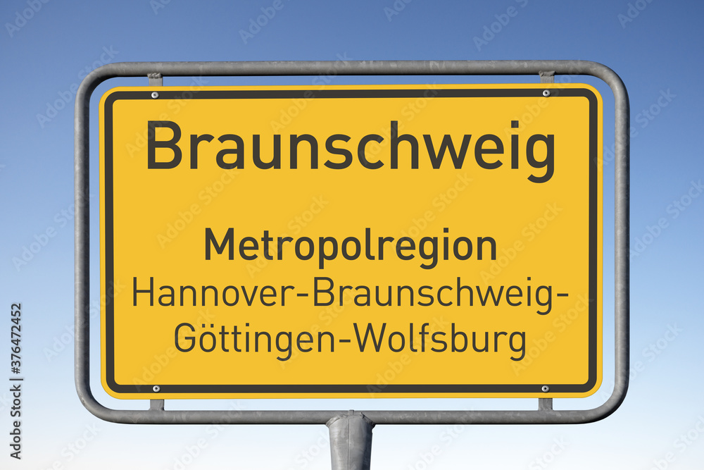 Ortswerbetafel Braunschweig, Metropolregion H-BS-GÖ-WOB, (Symbolbild) Ortswerbetafel Braunschweig, Metropolregion H-BS-GÖ-WOB, (Symbolbild)
