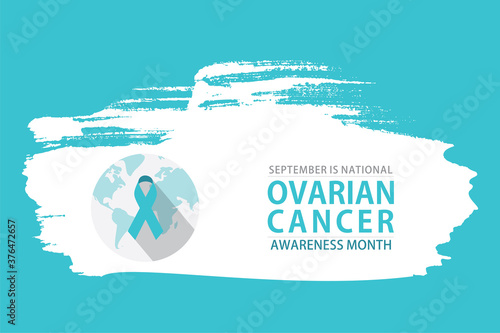 ovarian cancer awareness month poster design