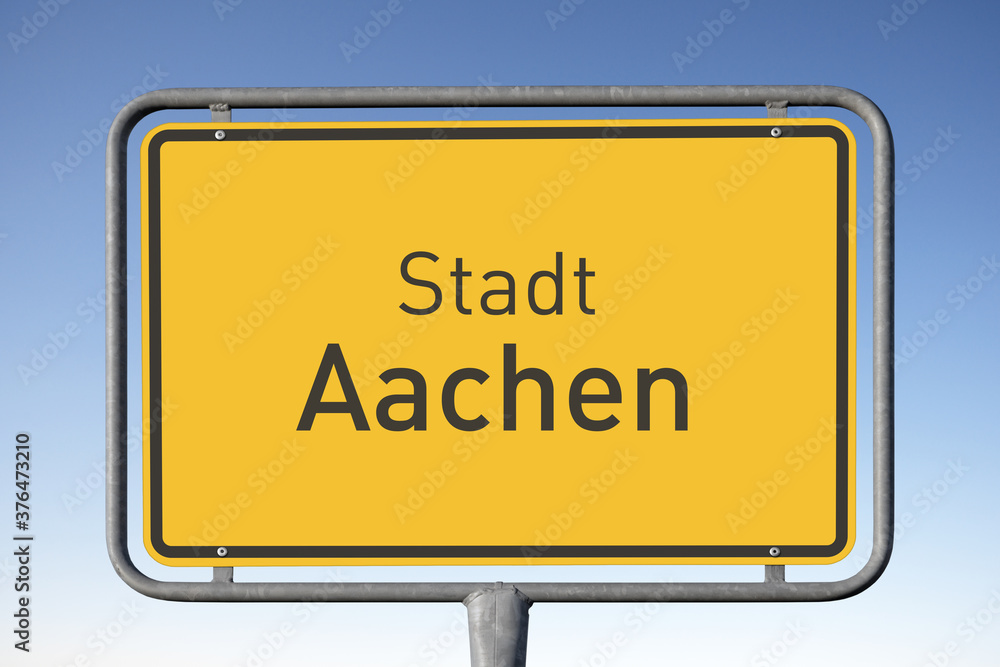 Ortstafel Stadt Aachen, (Symbolbild) Ortstafel Stadt Aachen, (Symbolbild)
