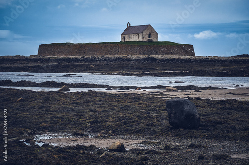 St Cwyfan's Church anglesey north wales uk  photo