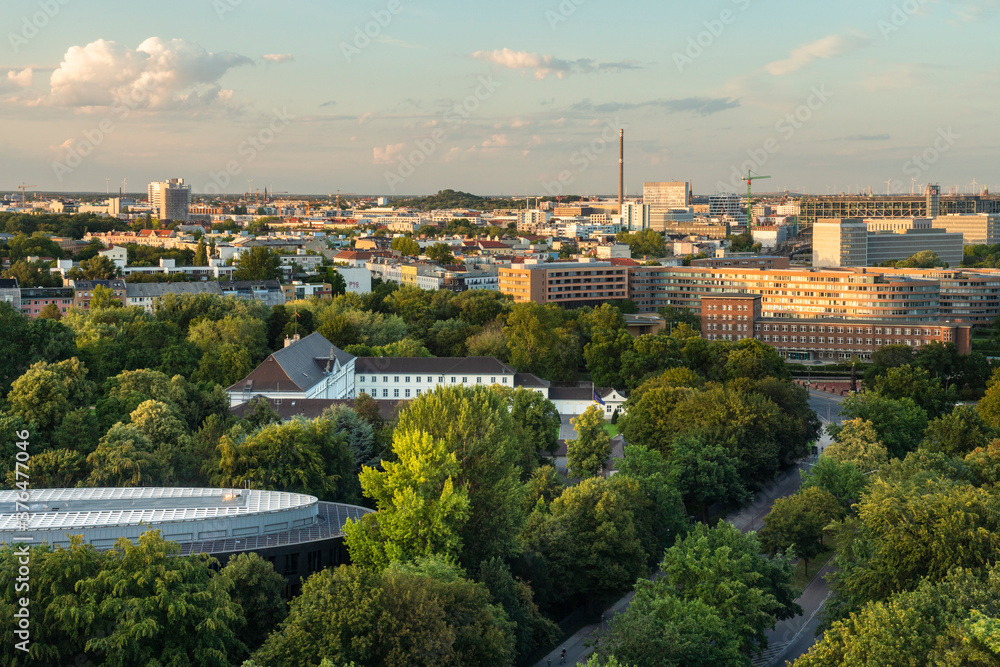 View of Berlin skyline from Siegessaule, Berlin View of Berlin skyline from Siegessaule, Berlin