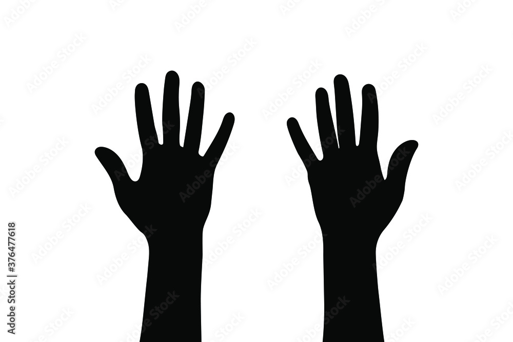 female hands. eps10 Vector sketch illustration - women's hands.