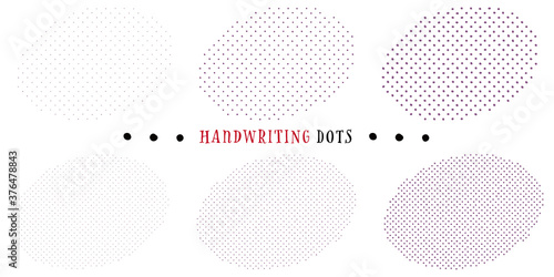 Handwriting dots © SodaHisako