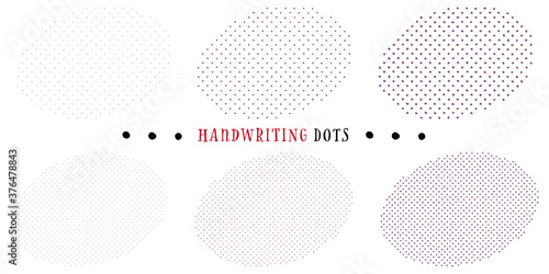 Handwriting dots