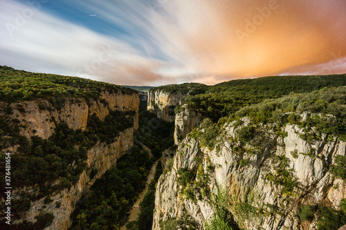 reserva natural de la Foz de Arbayun, comunidad foral de Navarra, Spain photo