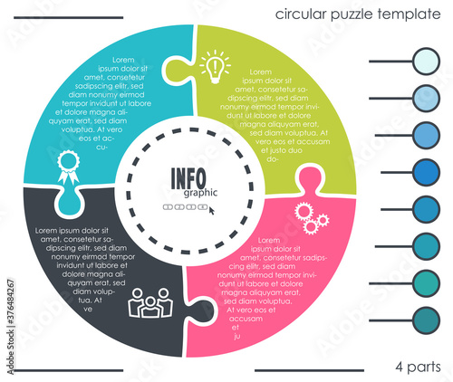 info graphic process graphic template