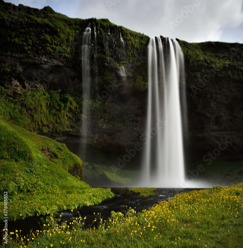waterfall in iceland