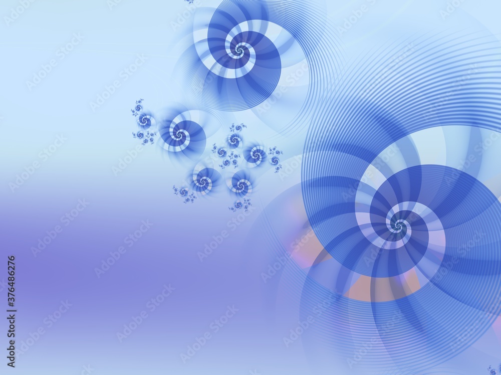 Blue and purple fractal illustration background with flower. Creative element for design. Fractal flower rendered by math algorithm. Digital artwork for creative graphic design. Blue and purple fractal illustration background with flower. Creative element for design. Fractal flower rendered by math algorithm. Digital artwork for creative graphic design.