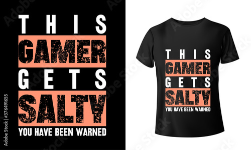 Exclusive gamer t shirt design
