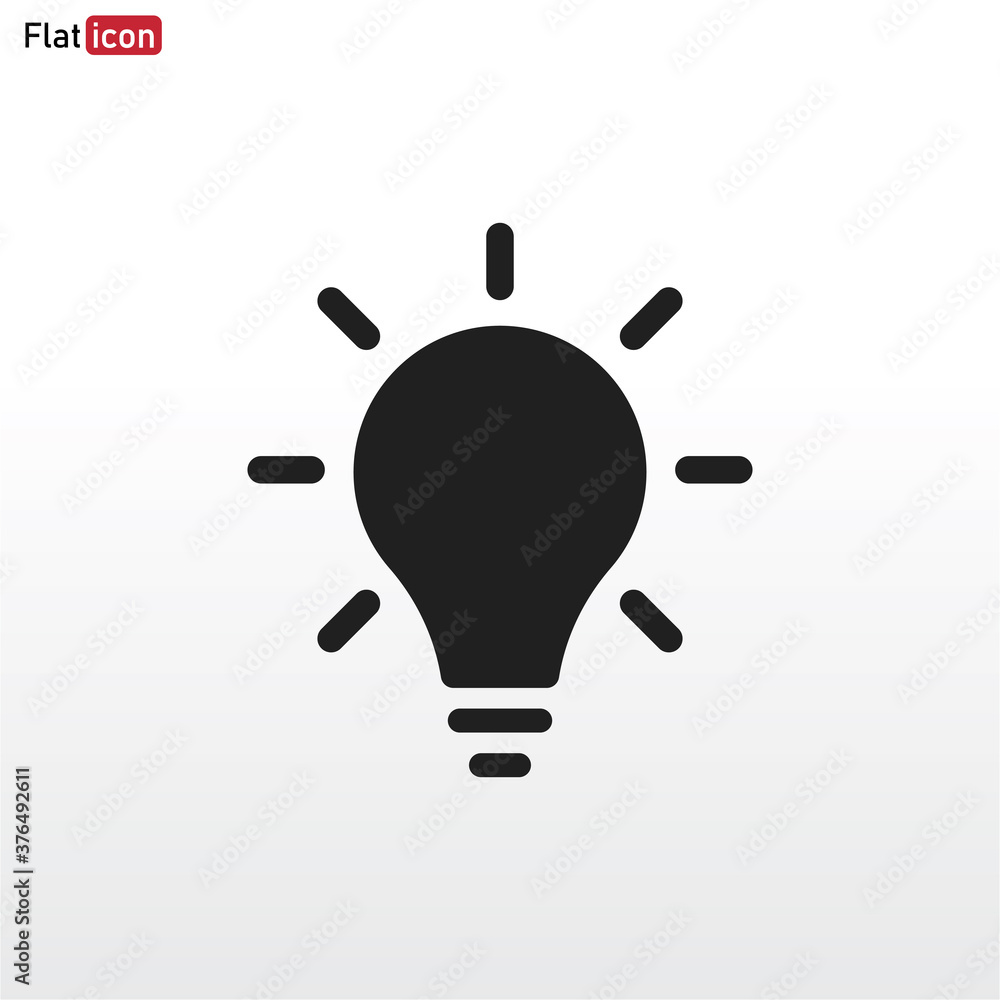 Light Bulb icon vector . Bulb sign Light Bulb icon vector . Bulb sign