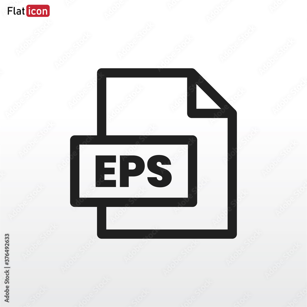 EPS File icon . Eps sign EPS File icon . Eps sign