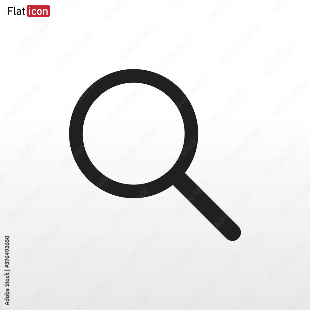 Magnify icon vector . Search sign Magnify icon vector . Search sign